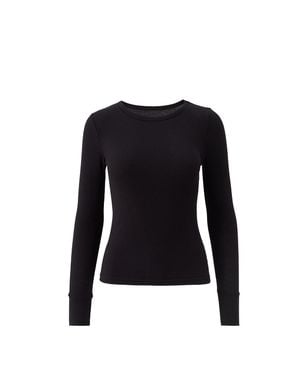 Melissa Odabash Exclusive Charlie Long Sleeve Top - Black