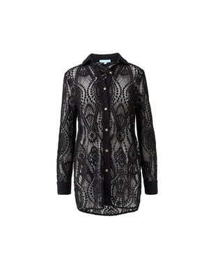 Melissa Odabash Aliyah Shirt - Black