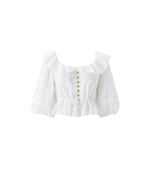 Melissa Odabash Corrine Blouse - White