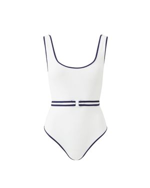 Odabash UK Rio Ridges Swimsuit - White