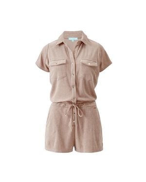 Melissa Odabash Cheryl Almond Playsuit - Pink