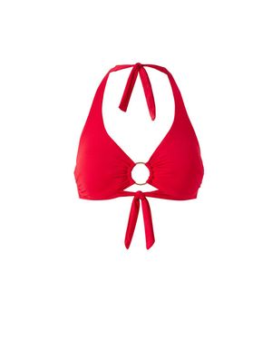 Melissa Odabash Brussels Bikini Top - Red