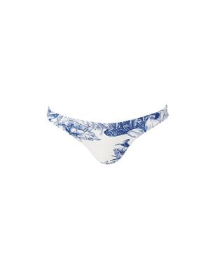 Odabash UK Prague Paloma Bikini Bottom - Blue