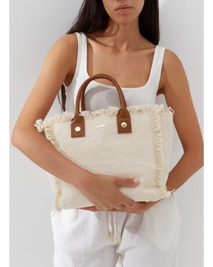 Melissa Odabash Porto Cervo Bag - White