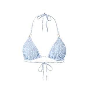 Melissa Odabash Cancun Bikini Top - Blue