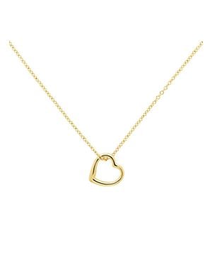 Melissa Odabash Mini Heart Pendant Necklace - Metallic