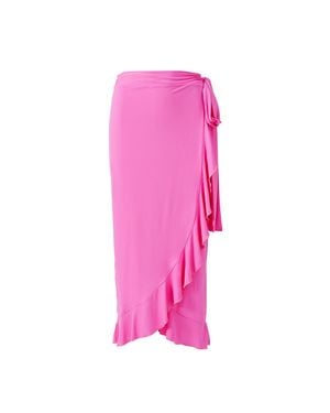 Melissa Odabash Cassidy Watermelon Skirt - Pink