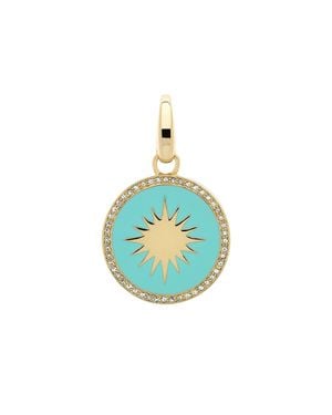 Melissa Odabash Crystal Large Charm - Blue