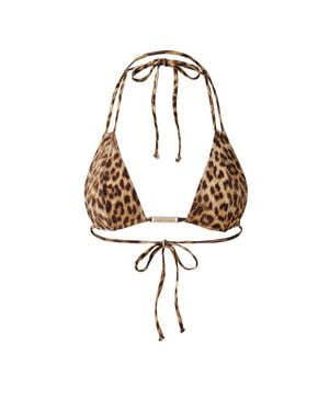Melissa Odabash Girona Cheetah Bikini Top - Metallic