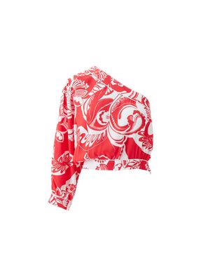 Odabash UK Rania Floral Top - Red