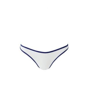 Odabash UK Vigo Ridges Bikini Bottom - White