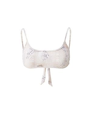 Melissa Odabash Cassis Lizard Bikini Top - White
