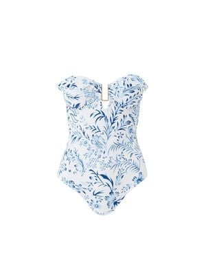 Melissa Odabash Corfu Swimsuit - Blue