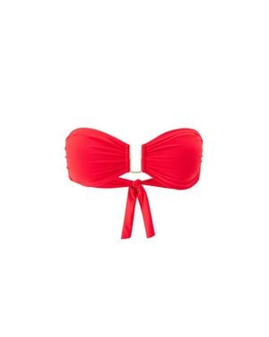 Melissa Odabash Barcelona Bikini Top - Red