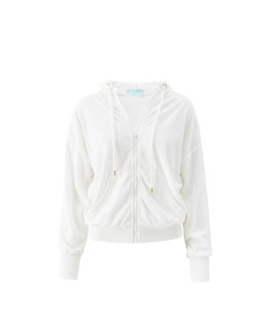 Melissa Odabash Kyda Hoodie - White