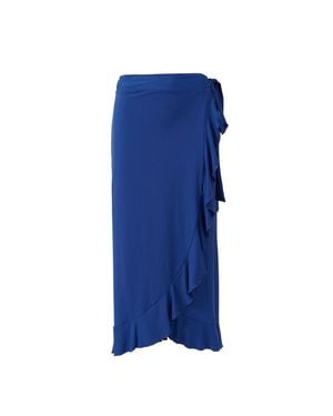 Melissa Odabash Cassidy Marine Skirt - Blue