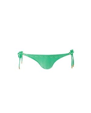 Melissa Odabash Key West Zigzag Bikini Bottom - Green