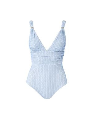 Melissa Odabash Panarea Swimsuit - Blue