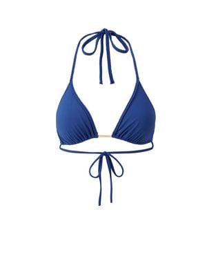 Melissa Odabash Tasmania Marine Bikini Top - Blue