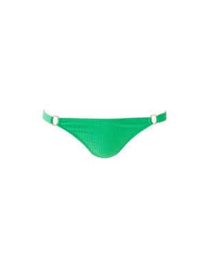 Melissa Odabash Montenegro Ribbed Bikini Bottom - Green