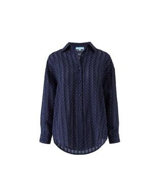 Melissa Odabash Ziggy Shirt - Blue