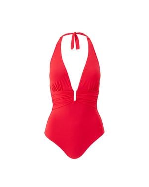 Melissa Odabash Balearic Swimsuit - Red