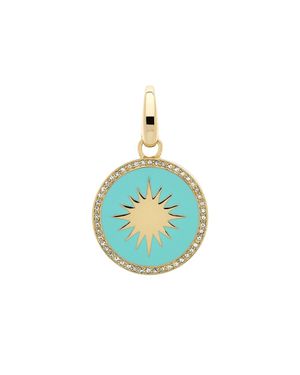 Melissa Odabash Crystal Large Charm - Blue