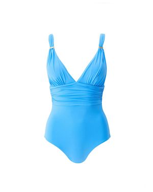 Melissa Odabash Panarea Ocean Swimsuit - Blue