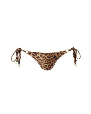 Melissa Odabash Cassis Cheetah Bikini Bottom - Multicolour