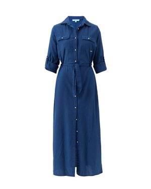 Melissa Odabash Darcy Marine Dress - Blue