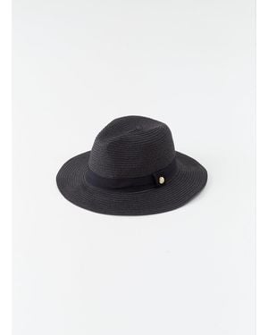 Melissa Odabash Fedora Hat - Blue