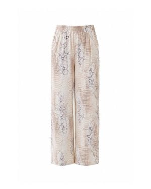 Melissa Odabash Exclusive Olivia Lizard Trousers - White