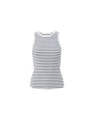 Melissa Odabash Exclusive Frankie Stripe Tank - Grey