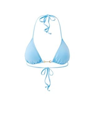 Odabash UK Menorca Oasis Bikini Top - Blue