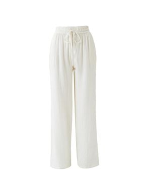 Melissa Odabash Krissy Ivory Trousers - White