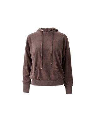 Melissa Odabash Nora Coffee Hoodie - Brown