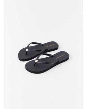 Melissa Odabash Rubber Flip Flop - Blue