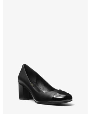 MICHAEL Michael Kors Mk Escarpin Perla Souple En Cuir - Noir