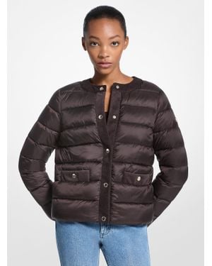 MICHAEL Michael Kors Mk Doudoune Repliable Matelassée En Nylon - Gris