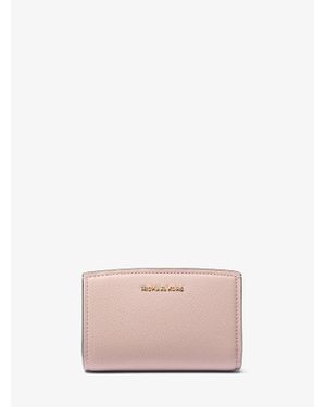 MICHAEL Michael Kors Mk Portefeuille Bryant De Taille Moyenne En Cuir Grainé - Rose