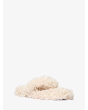 MICHAEL Michael Kors Mk Tong Alani En Fausse Fourrure - Neutre