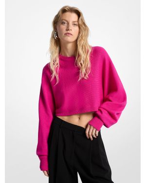 MICHAEL Michael Kors Mk Pull En Laine À Manches Chauve-Souris - Rose