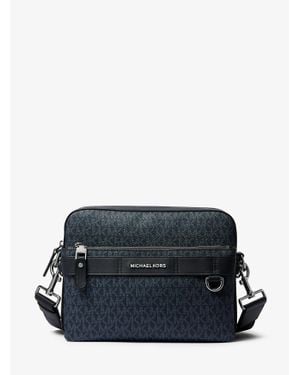 Michael Kors Mk Sac À Bandoulière Hudson À Logo 2-En-1 - Bleu