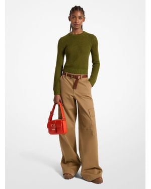 MICHAEL Michael Kors Mk Pull En Maille De Laine Mérinos - Vert