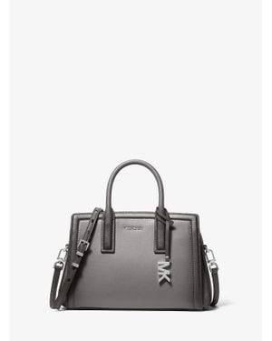 MICHAEL Michael Kors Mk Petit Sac Laila En Cuir Bruni - Gris