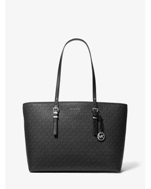 MICHAEL Michael Kors Mk Grand Cabas Quinn En Cuir À Logo Signature - Noir