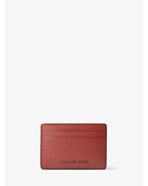 MICHAEL Michael Kors Mk Porte-Cartes Jet Set En Cuir Grainé - Blanc