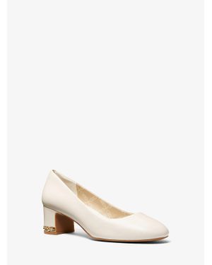 MICHAEL Michael Kors Mk Escarpin June Flex En Cuir - Neutre