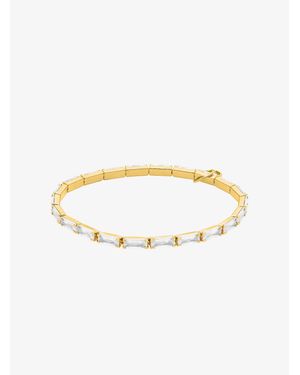 Michael Kors Mk Bracelet Tennis À Zircones Cubiques - Blanc