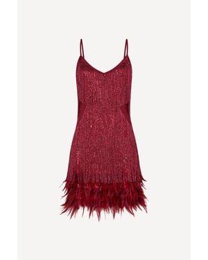 Michelle Corvane Hundred Watt Tassel Dress